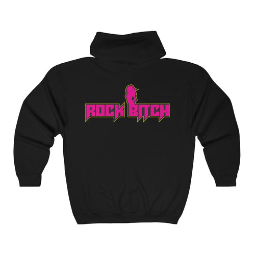 Rock Bitch zip  hoodie